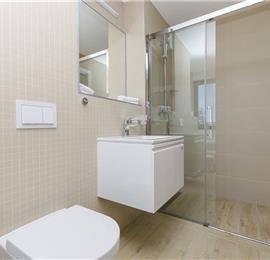 5 bedroom beachfront villa with heated pool near Omis, sleeps 9